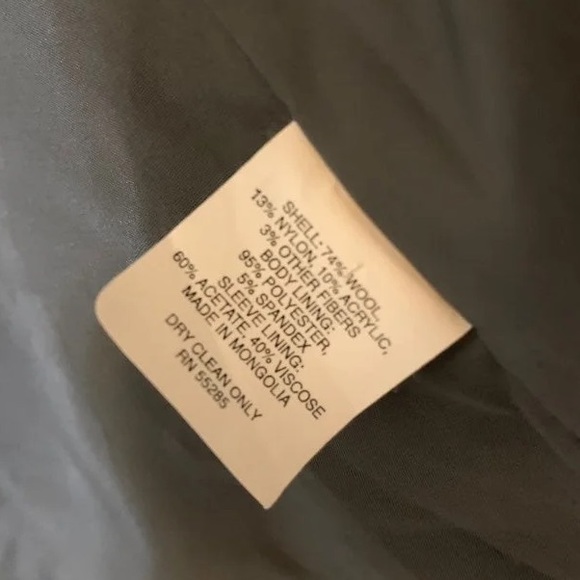 Retro express wool coat 8 - Picture 6 of 6